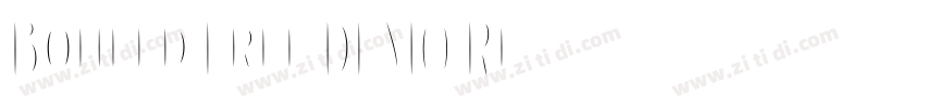 Boheld Free DEMO Re字体转换